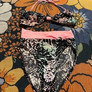 Vintage 2 piece bikini swimsuit S-M